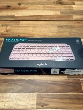 Logitech Rose Gold Bluetooth Wireless Keyboard with USB-C Cable